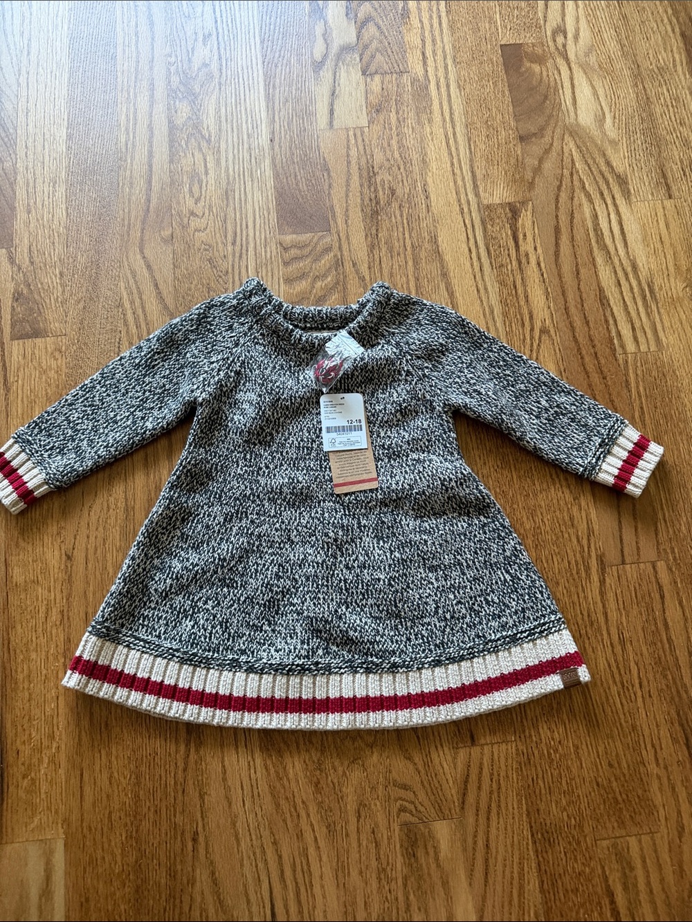 BWT Roots Girls Knit Dress